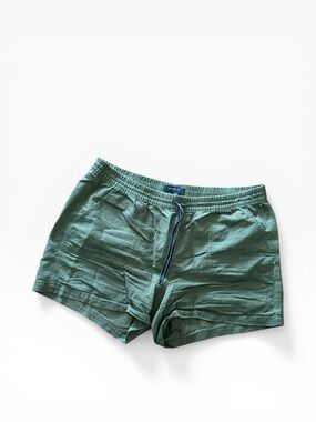 Tommy Hilfiger Green Athletic Elastic-Waist Shorts